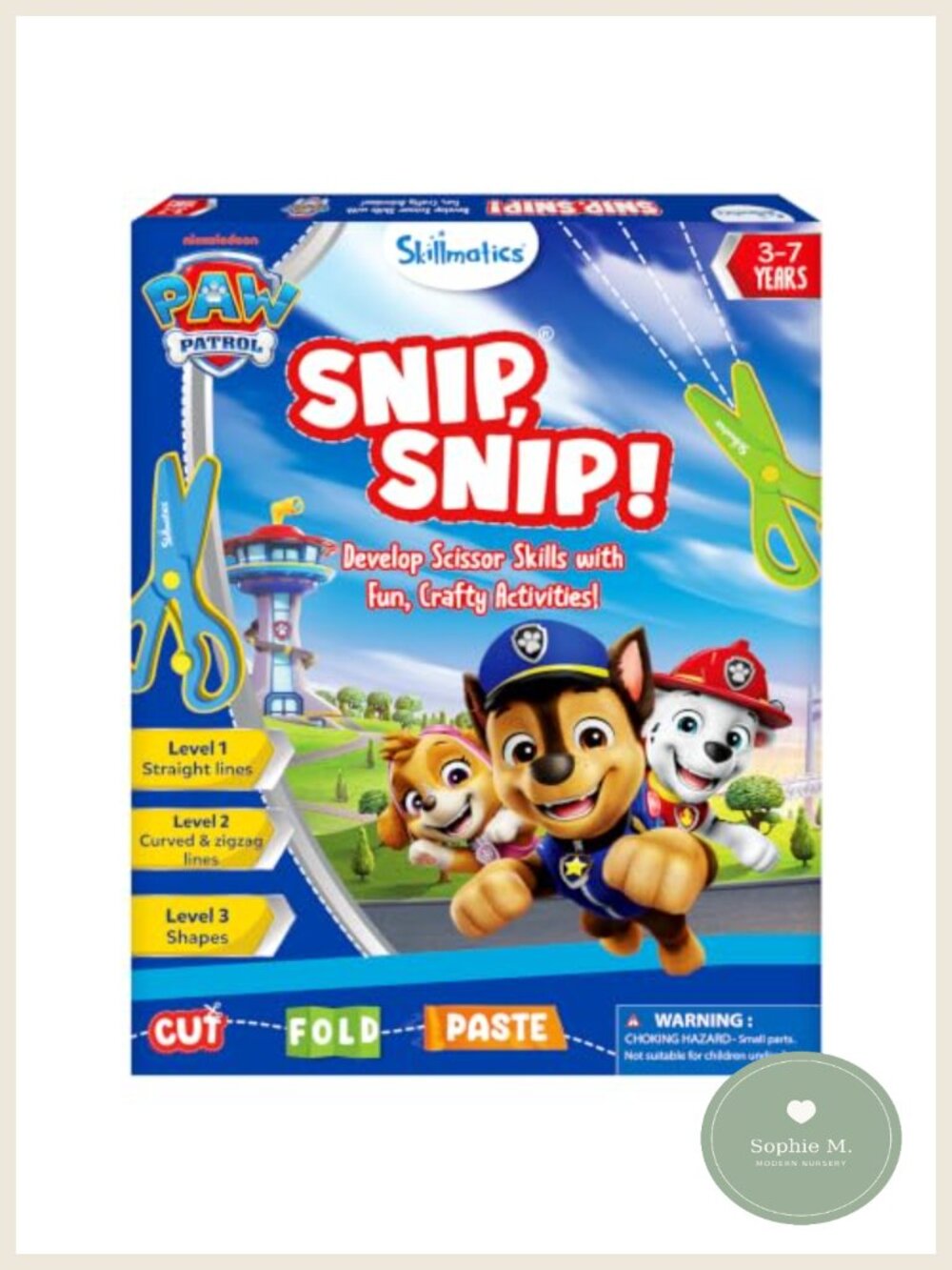 Skillmatics Snip Snip PAW Patrol Scissor Skills Felt Craft Kit for Preschoolers